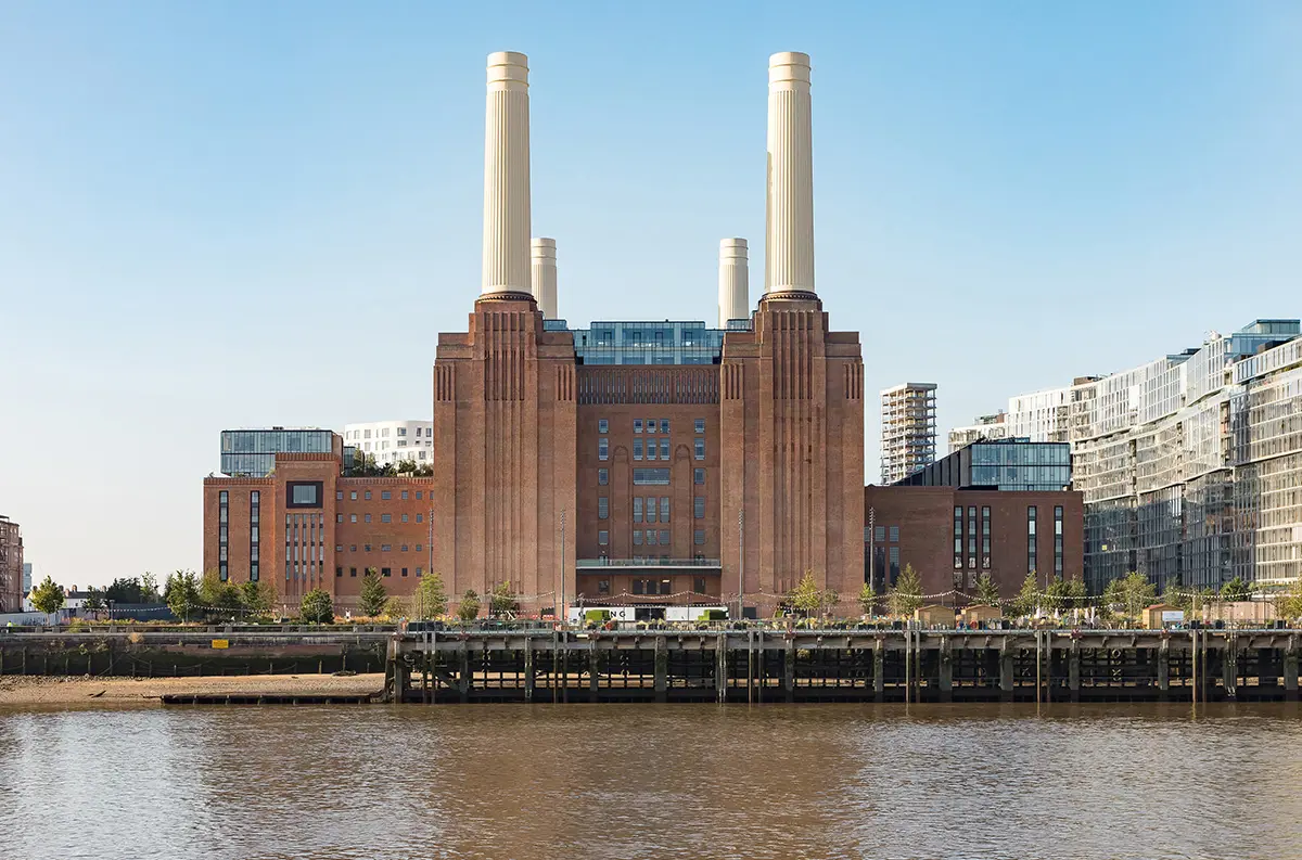 The Battersea Power Station.